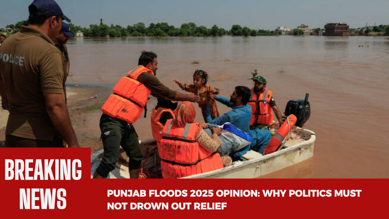 Punjab Floods 2025 Opinion: Why Politics Must Not Drown Out Relief