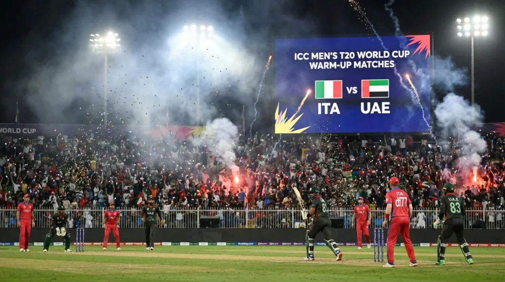 Italy vs UAE Highlights, ICC T20 World Cup Warm-Up Match: ITA Crush Opponents by 112 Runs