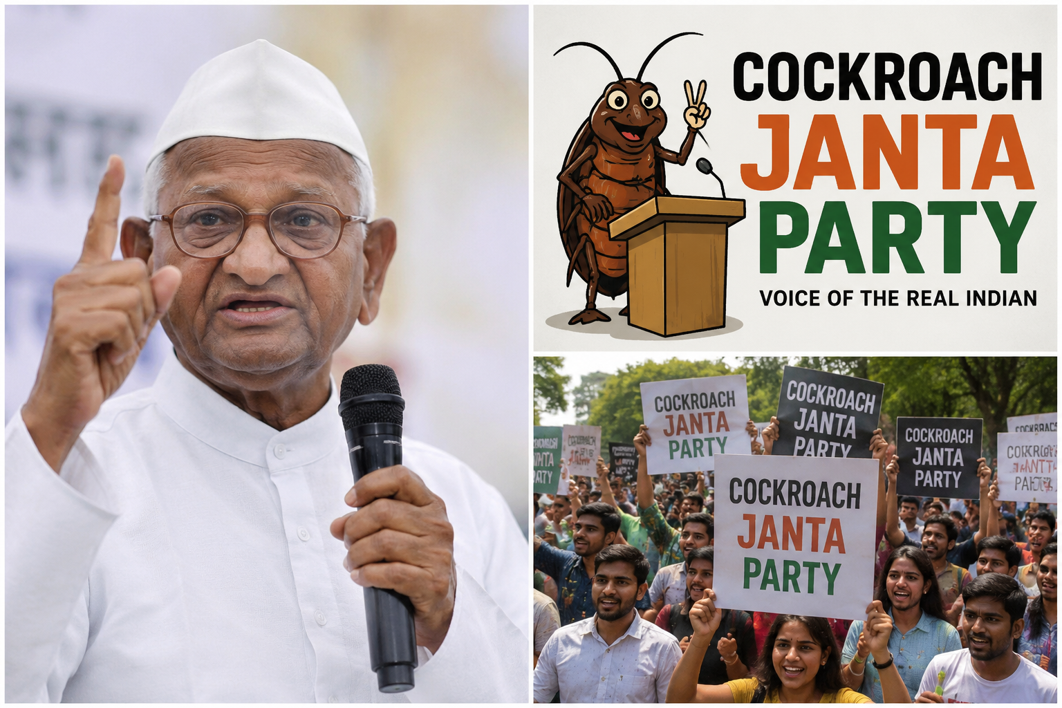 Anna Hazare’s support as he urges the government to listen to youth voices and public concerns in India.