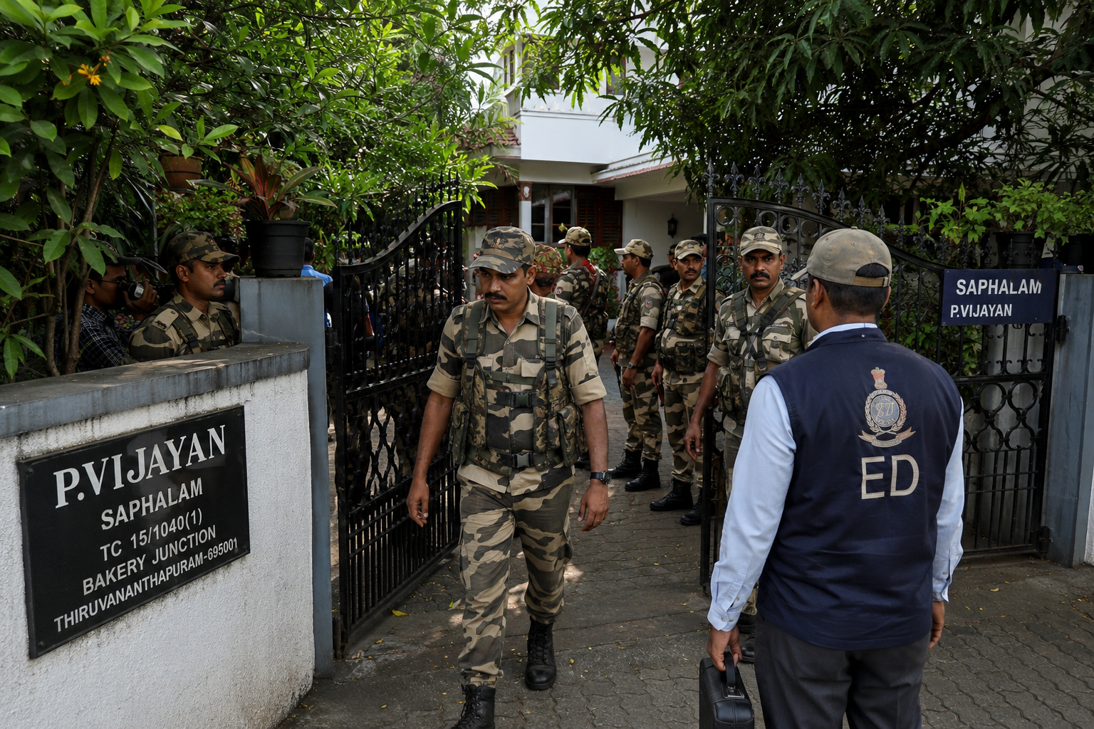 kerala raid