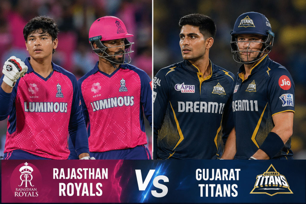  Royal Challengers Bengaluru, while Rajasthan Royals