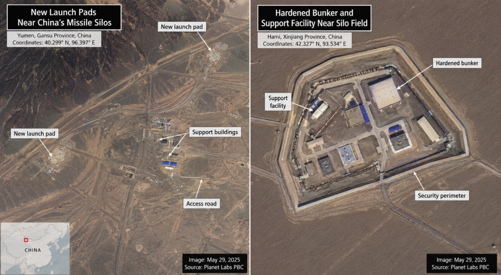 China's Nuclear Missile Silos
