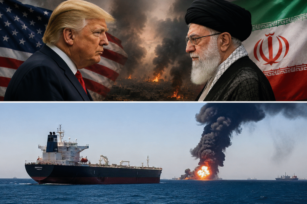The role of Donald Trump in the crisis.Donald Trump's part in the crisis.