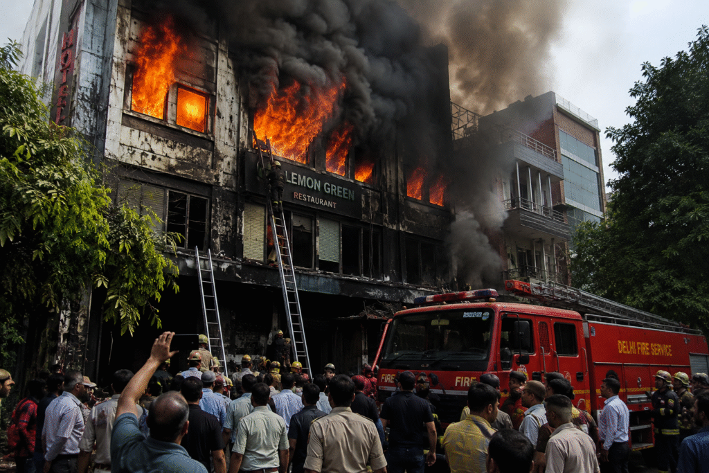 The owner of the building has reportedly been arrested during the investigation. The CCTV footage, witness statements and technical evidence at the scene are also being considered. 