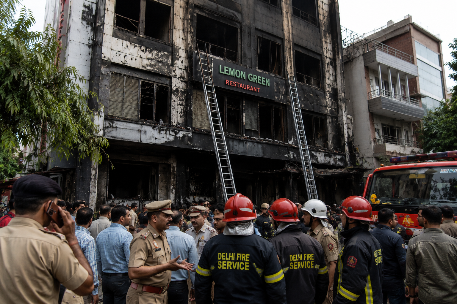 Amid the tragic incident of the fire at Malviya Nagar in Delhi, locals turned heroes to save the lives of 21 people trapped in a hotel.