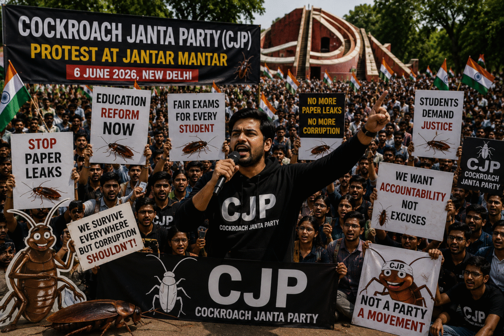 The Cockroach Janta Party is not a normal political party as its name seems to suggest.