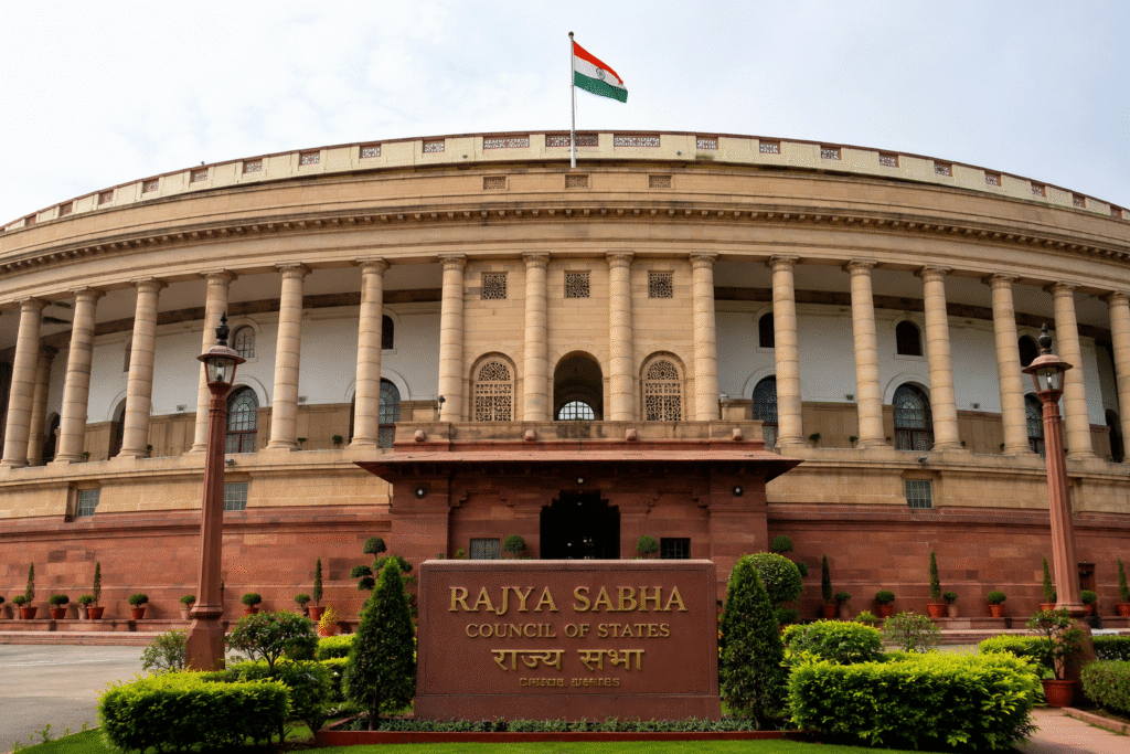 The Upper House of the Indian Parliament is called the Rajya Sabha,