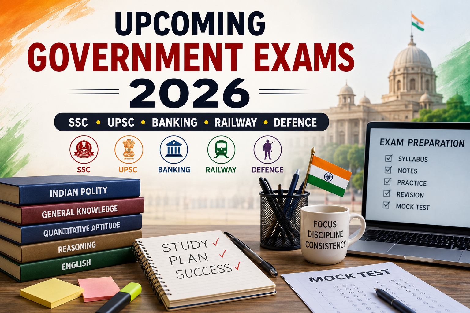 Complete Guide to SSC, UPSC, Banking, Railway, Defence & State Government Jobs